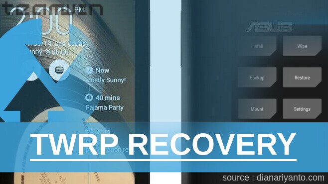 Pasang TWRP ASUS Z007 Tanpa PC